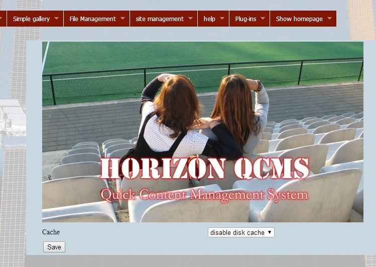 enable or disable cache